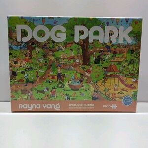 Dog Park 1000 Piece Puzzle Brand New Sealed Antelope Puzzle Rayna Yang‎